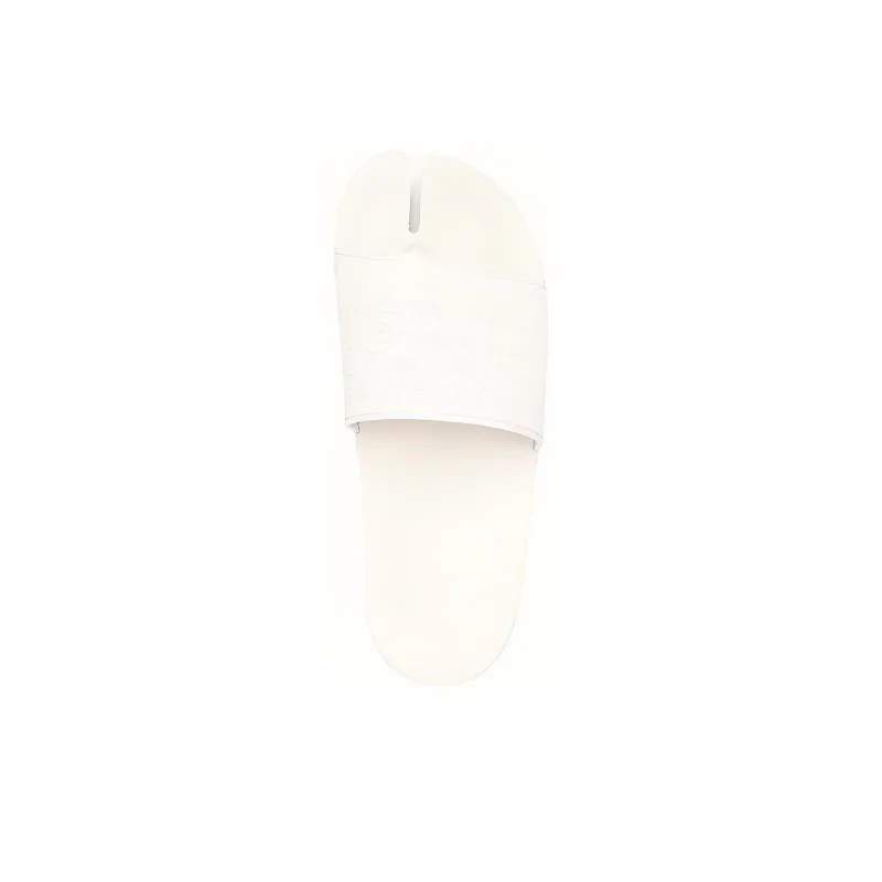 Maison Margiela Tabi Abrasion Resistant Slide Slippers Men's White-4