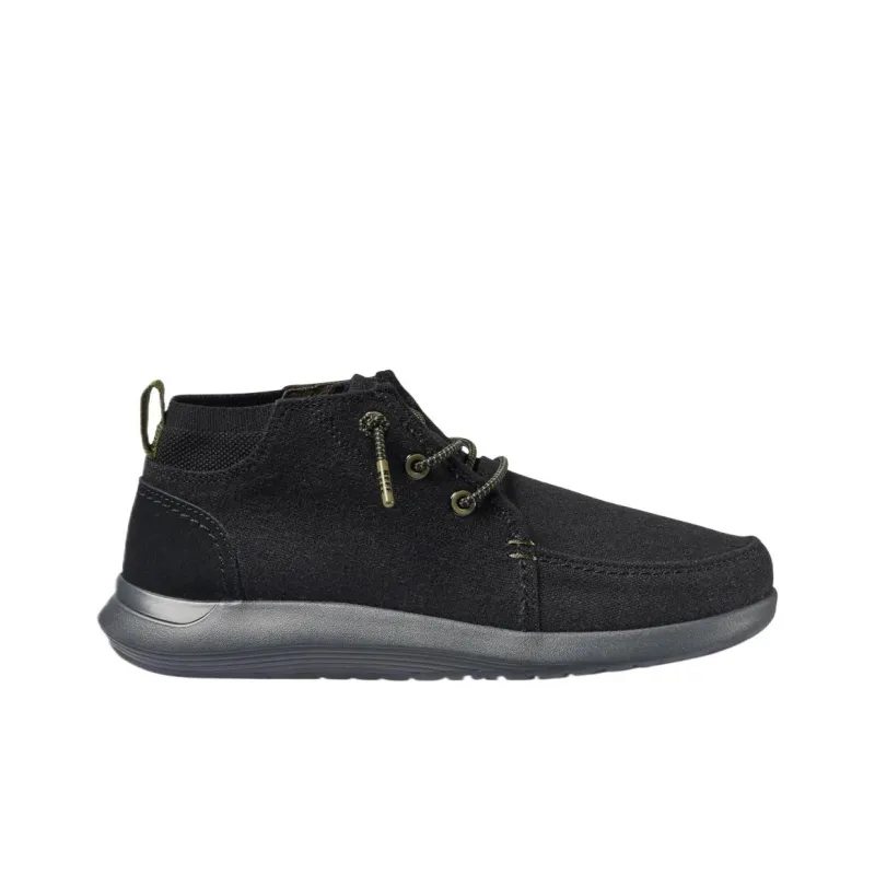 REEF Wear-Resistant Mid-Top Running Shoes Men Black-1