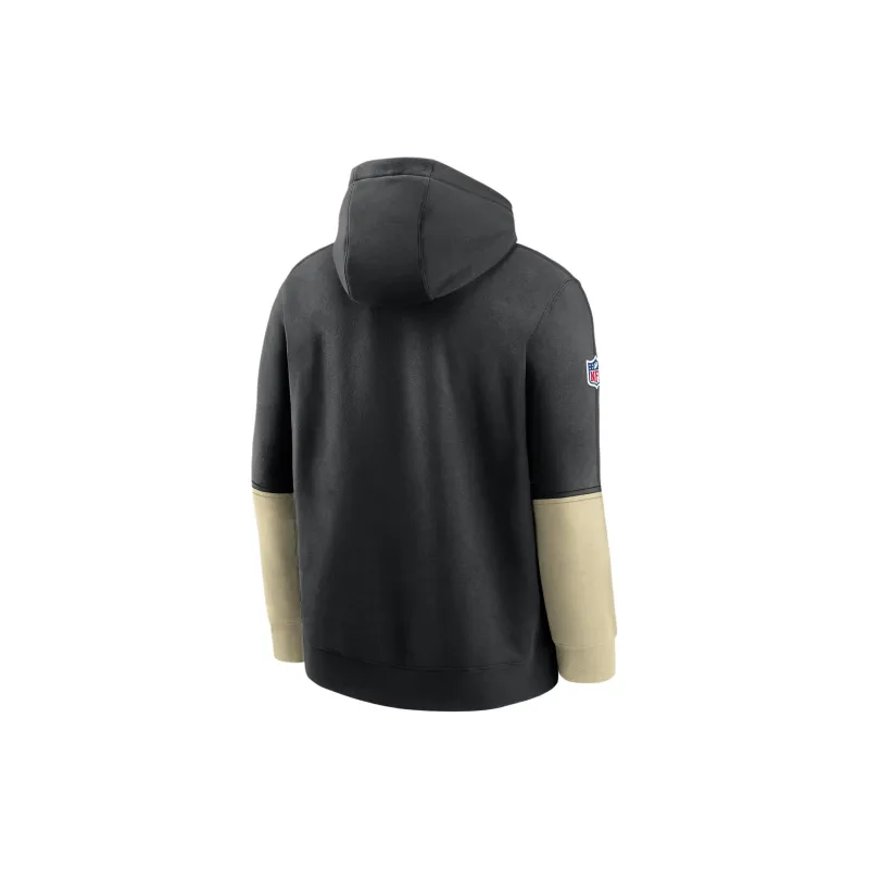 Nike New Orleans Saints Sideline Team Issue Club Men's Nike Nfl Pullover Hoodie-1
