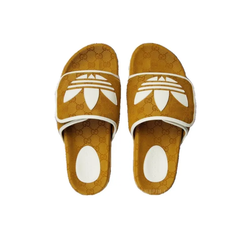 GUCCI Adidas X GUCCI Slide Sandal 'Mesa Gg Monogram'-2