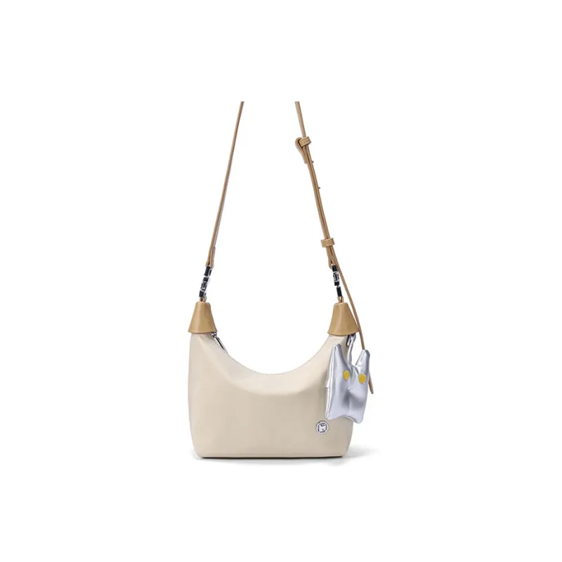 NOXXON Nylon Fabric Crossbody Bag Shoulder Bag Handbag Shoulder Bag Women's Khaki/Passion Fruit Green-0