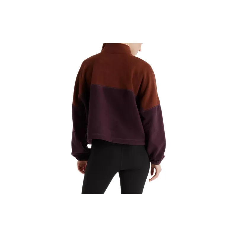 New Balance Half Zip Sweatshirt Women's Oak-1