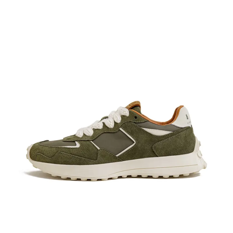 MADEN Low Top Casual Shoes Men Moss Green-0