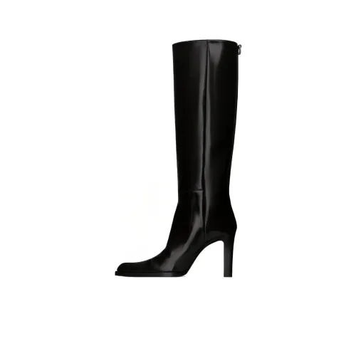 SAINT LAURENT Nina 110mm Leather Over-the-knee Boots