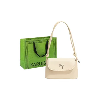 KARUISHA PU Shoulder Bag Women's White/Silver/Brown/Black/Pink