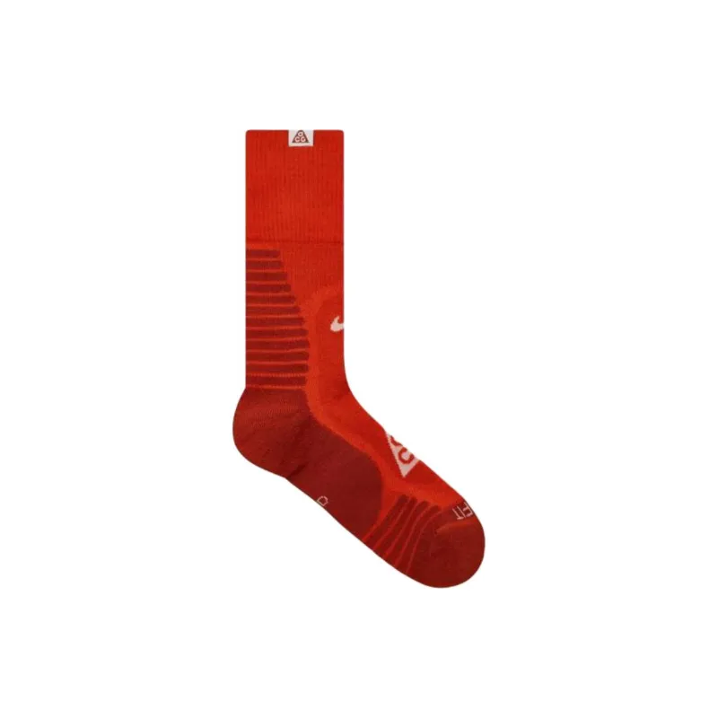 Nike Mid-Calf Socks Men's 1 Pack Orange Red-1