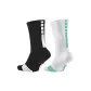 2 Pack (White Green+Black White)