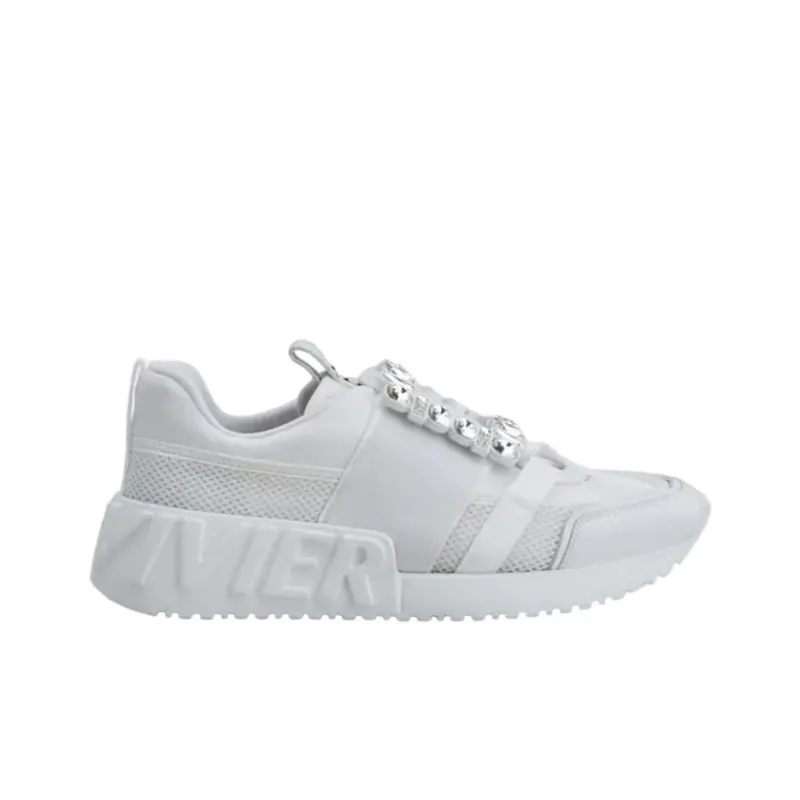 Roger Vivier Anti-Slip And Wear-Resistant Lightweight Low-Top Casual Shoes Women's White-1
