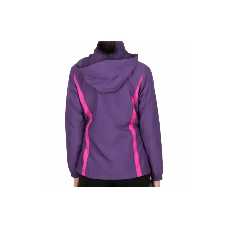 Kappa Jackets Coats Women's Dark Purple Peach Pink-2
