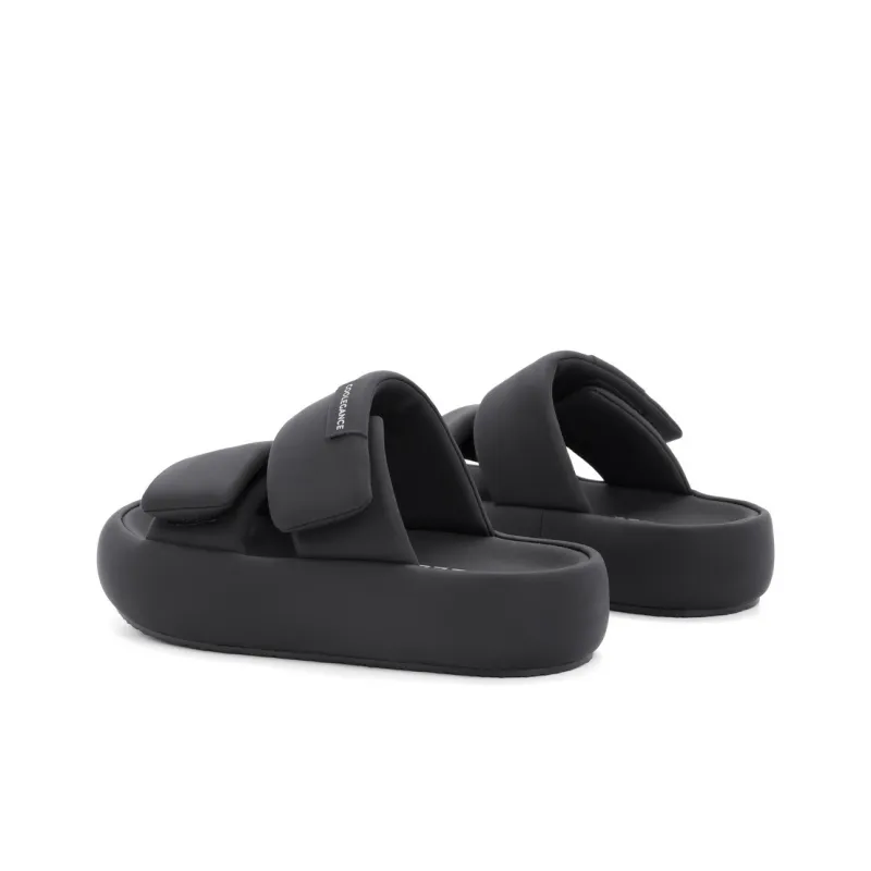 BELLE Rubber Sole Quiet Slide Slippers Women's Beige, Light Pink-8