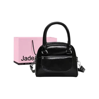 Jade En Plus PU One Shoulder Handbags Regular Women's Black/Coffee/Silver/White