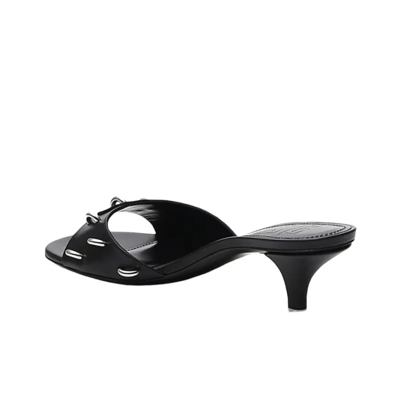 Givenchy Studded Rings Open toe Mules-3