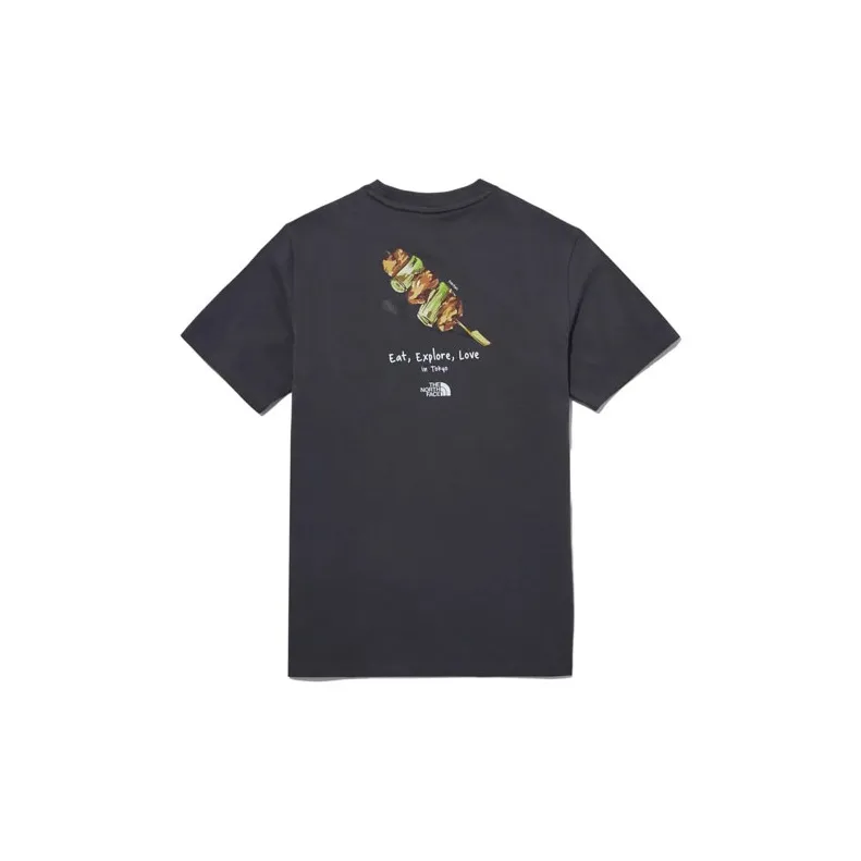 THE NORTH FACE T Shirt Men Charcoal Gray-2