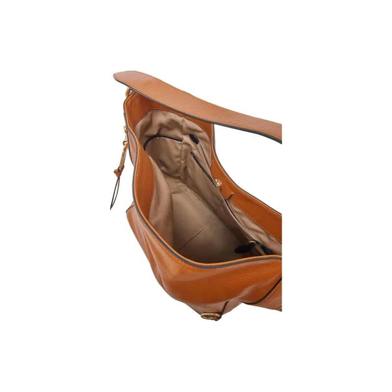 REBECCA MINKOFF Leather Handbag Shoulder Bag Women's Caramel Brown-3