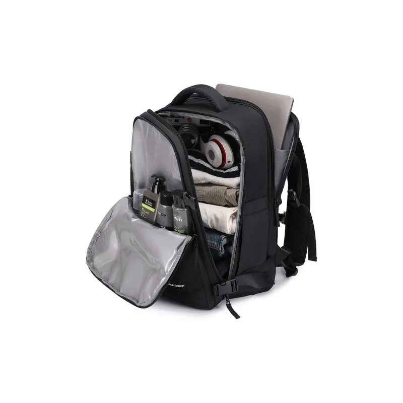 Victorian Traveler Polyester Backpack Men Black-2