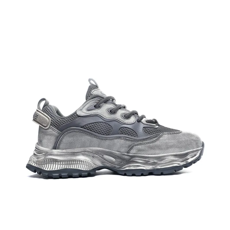 X ZONE Cushioning Coverage Wear Resistant Lightweight Breathable Low Top Chunky Sneakers Men-7