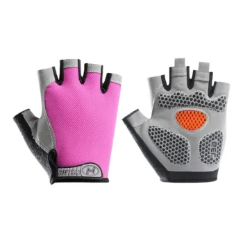 YALMY Riding Equipment Cycling Glove Outdoor Sports Unisex High Elasticity Butterfly Mesh Fabric Cushion Sponge