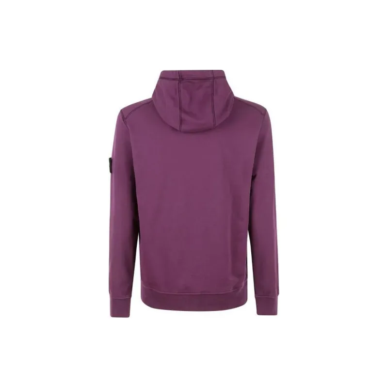 STONE ISLAND Logo Patch Drawstring Hoodie-1