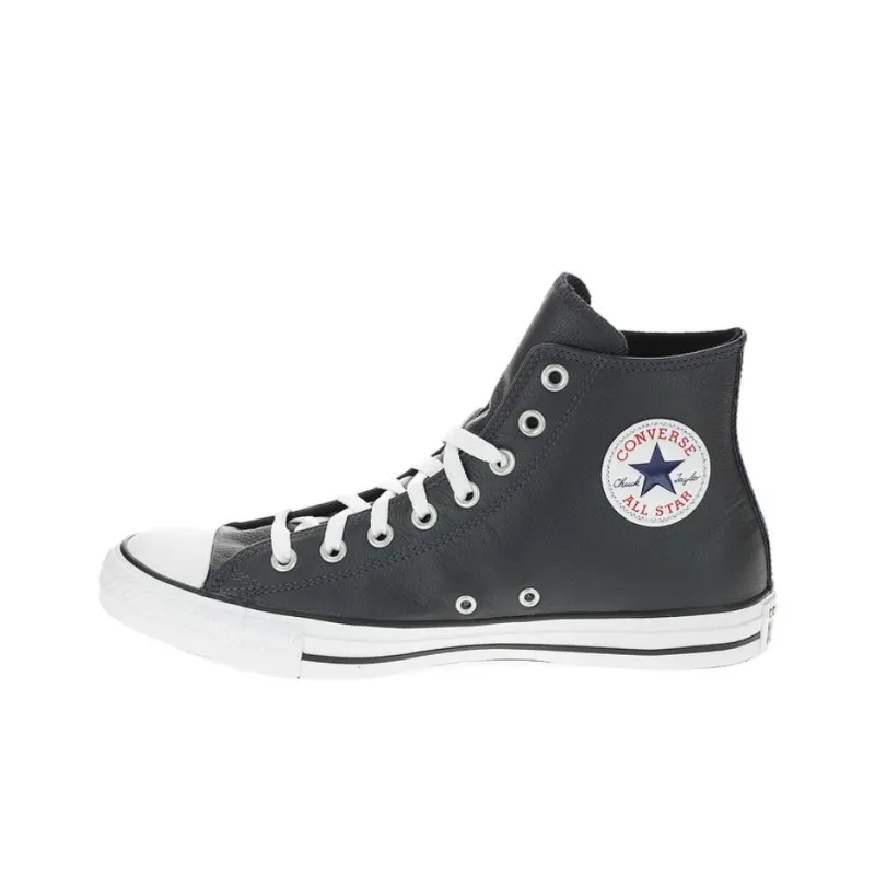 Converse CHUCK TAYLOR Anti Slip Wear Resistant Mid Top Skateboard Shoes Unisex Black-1