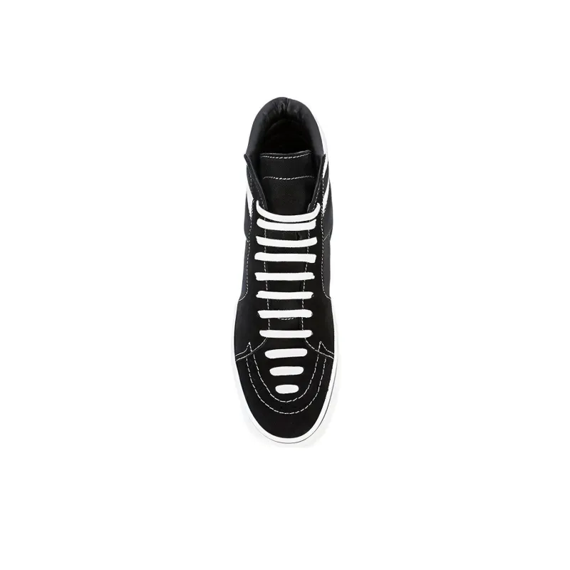 GIVENCHY High Top Stylish Skateboarding Shoes Men's Black White-4
