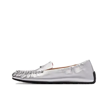 COACH Ronnie Metallic Leather Loafers