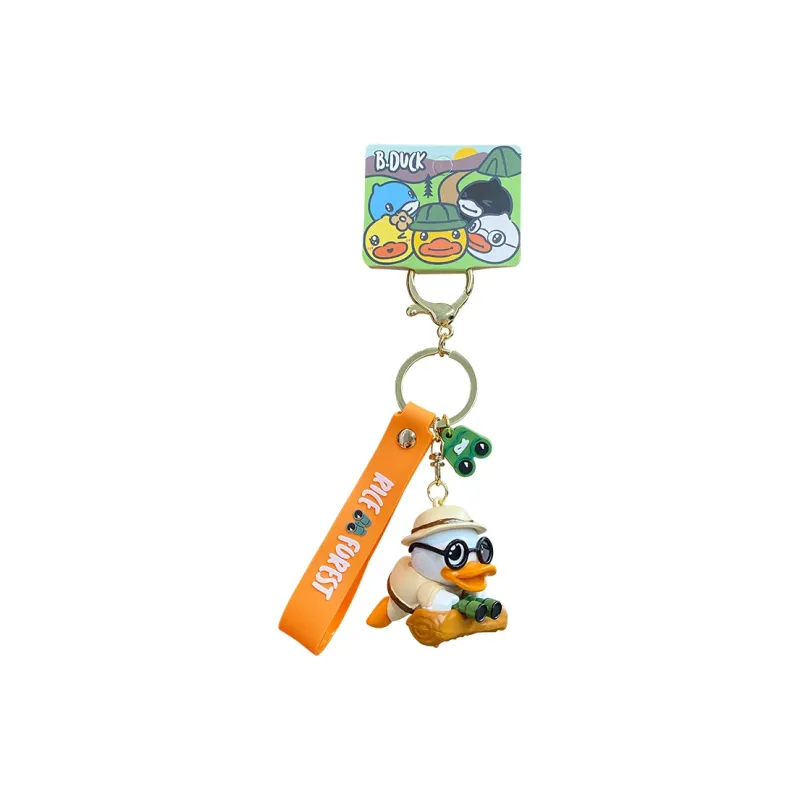 Baimao PVC Metal Keychains Unisex-6
