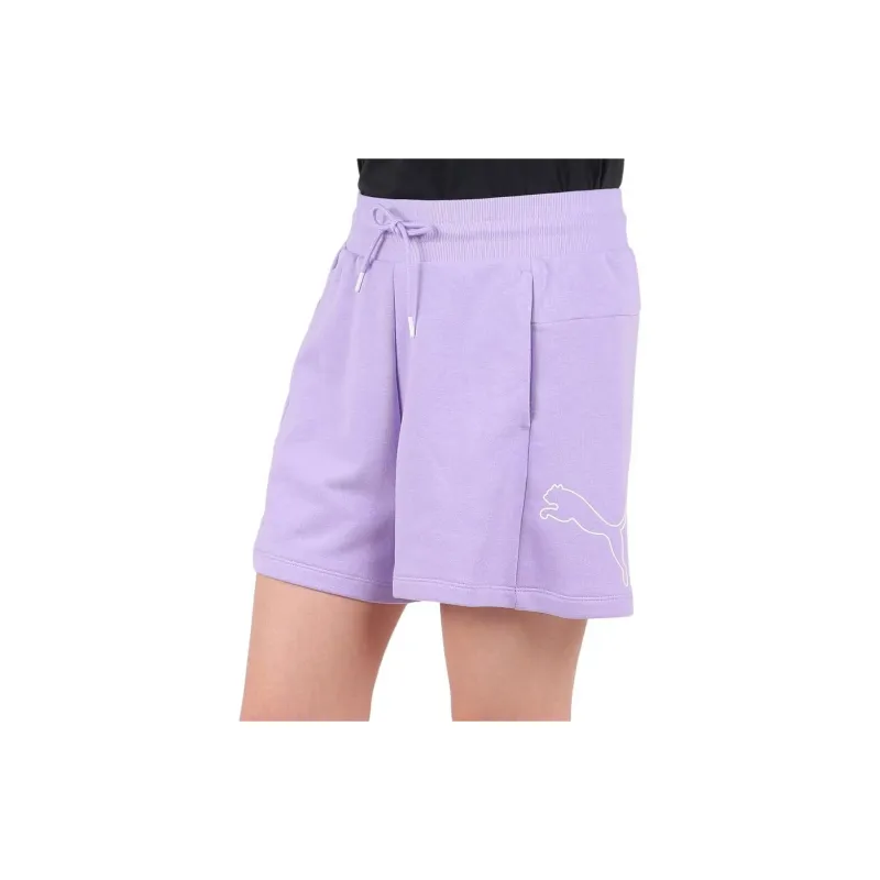 PUMA Casual Shorts Women's Light Purple-2