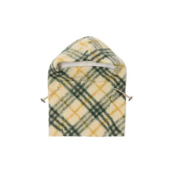 Burberry Checkered Drawstring Hood