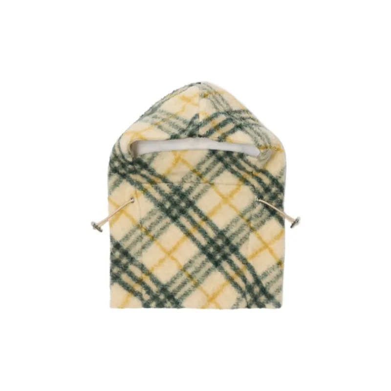 Burberry Checkered Drawstring Hood-0