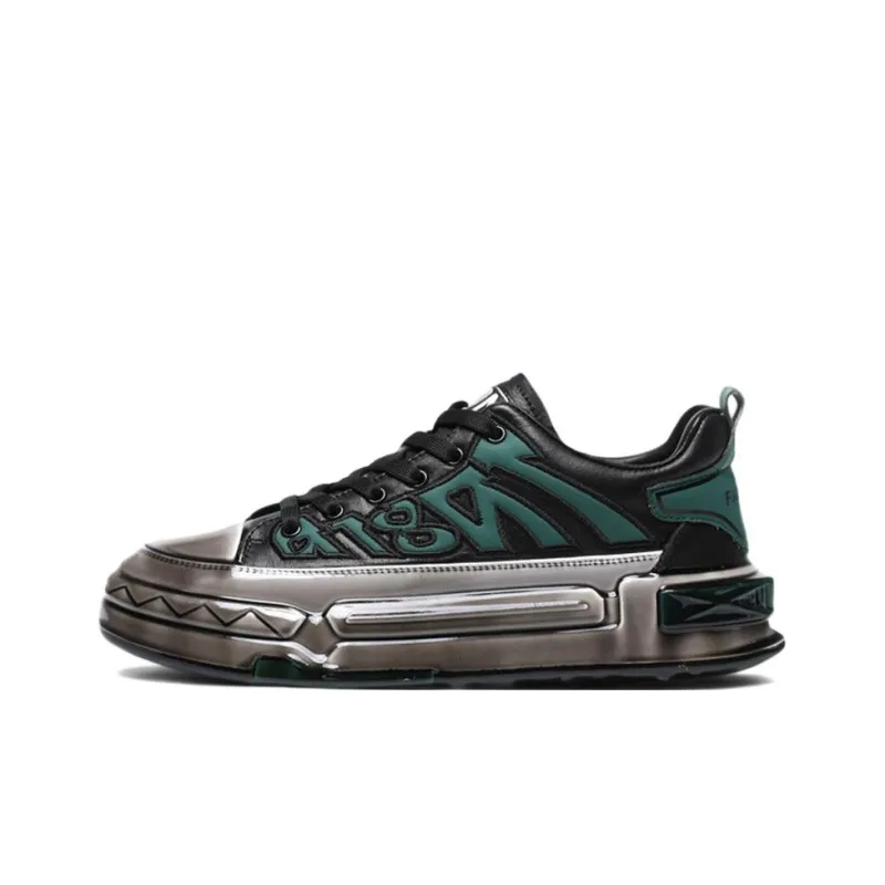 Devanro Moisture-Wicking Wear-Resistant Breathable Slip-Resistant Low-Top Skateboard Shoes Men-5