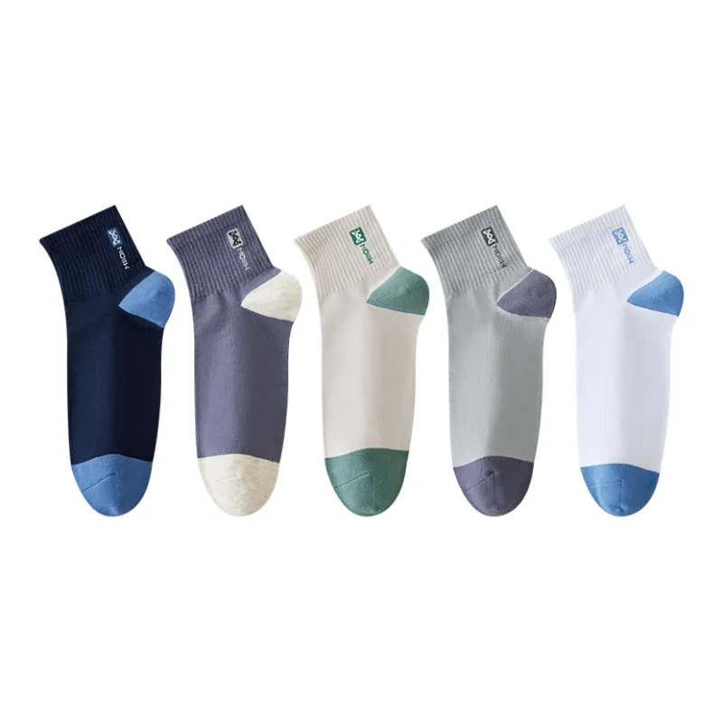 MIIOW Mid Calf Socks Men 5 Pack-28