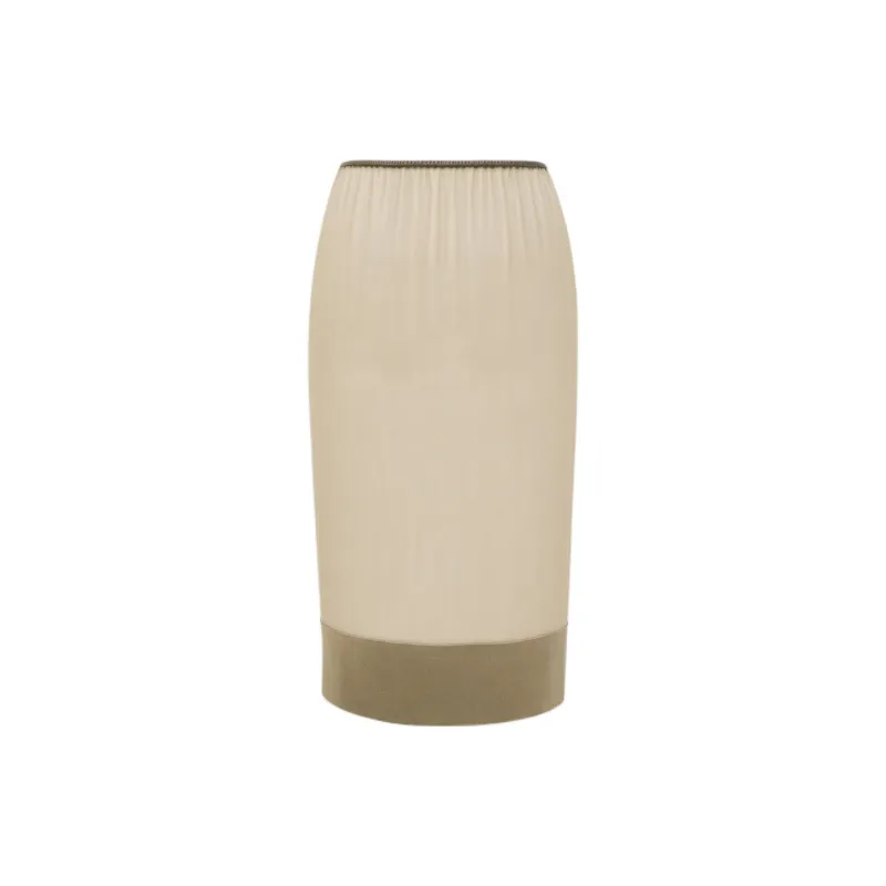 SAINT LAURENT SS24 Casual Long Skirts Women's Beige-1