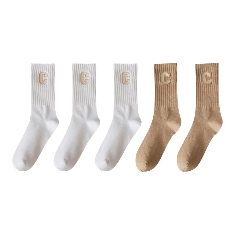 MIIOW Mid Calf Socks Unisex 5 Pack-35
