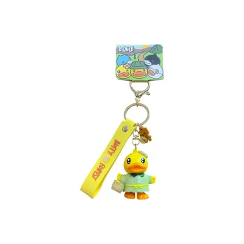 Baimao PVC Metal Keychains Unisex