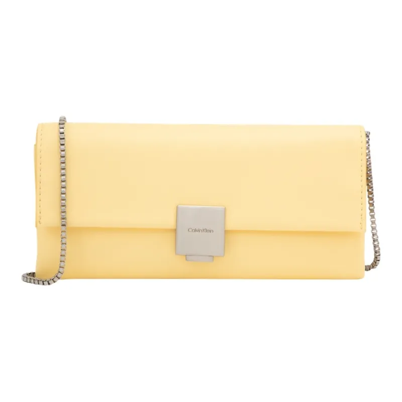 CALVIN KLEIN Synthetic Material Shoulder Bag Women's Light Dense Yellow-0