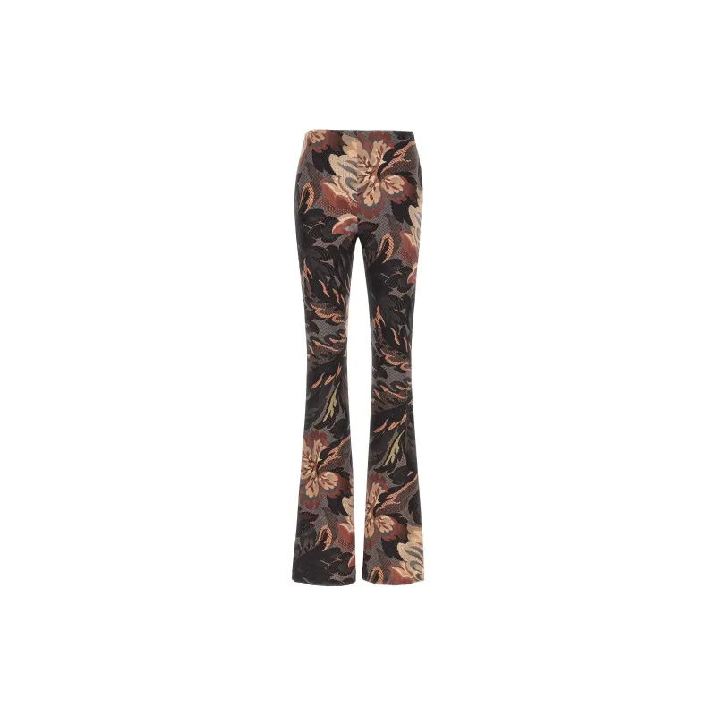 ETRO Floral Printed Chenille Trousers-1