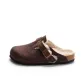 Dark Brown Waxed Leather+Yellow Suede