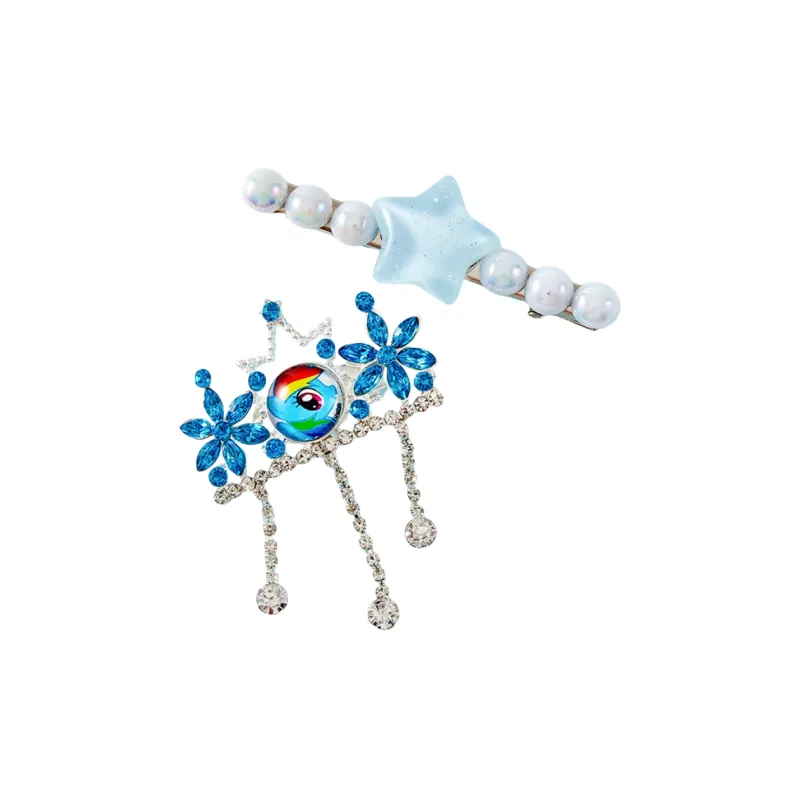 PinkyPinky Rhinestone Alloy Hair Clips Kids-5