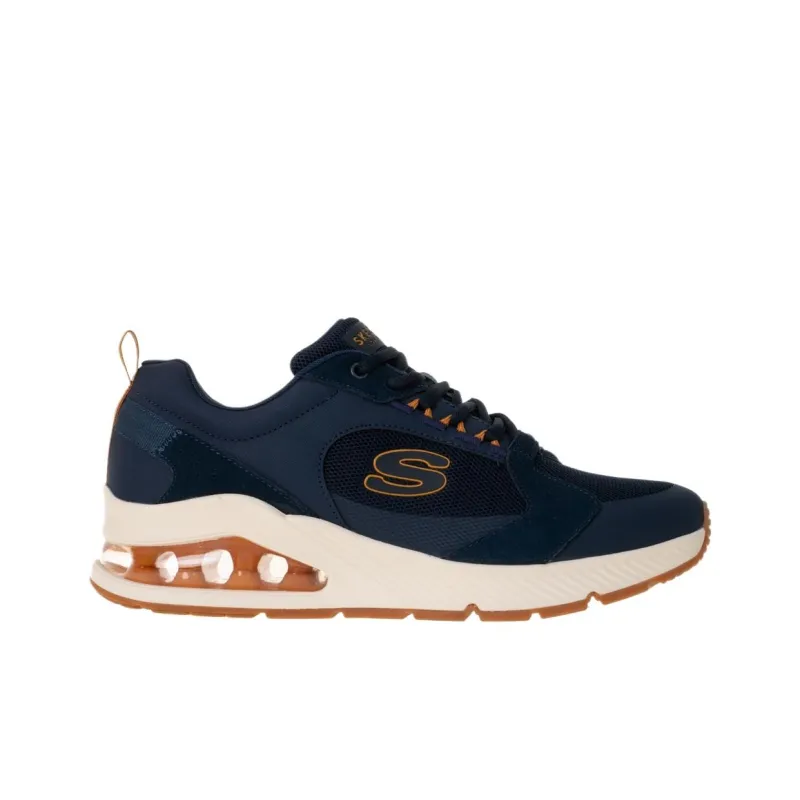 Skechers Abrasion Resistant Breathable Low Top Training Shoes Men Blue-1