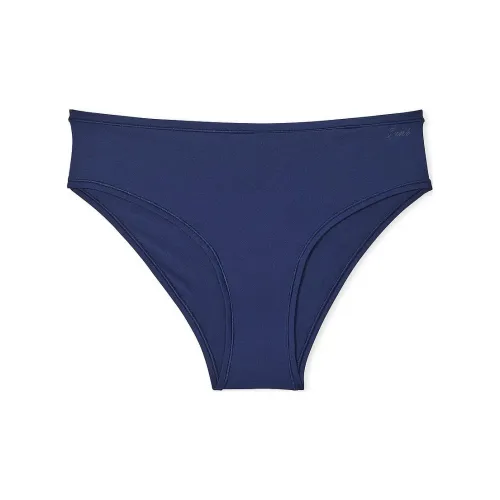 Victoria's Secret PINK Base Stretch Cheeky Panty / Midnight Navy Underpants Women's 1 Pack Marine Blue