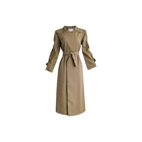 UNION REMOVE Trench Coats Women's Khaki