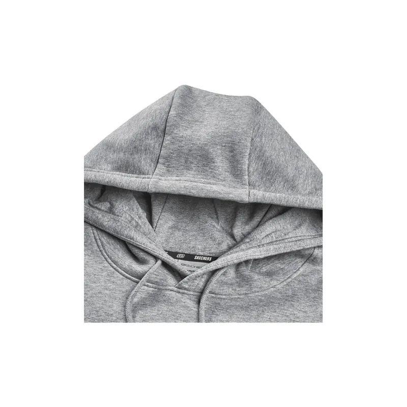 Skechers Hooded Sweatshirt Unisex Medium Heather Gray-3