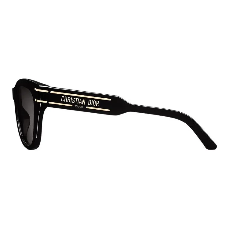 DIOR Acetate Metal Butterfly Sunglasses Women's Black-2