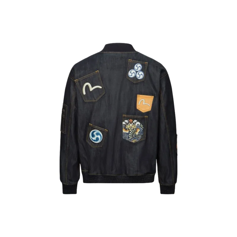 EVISU Denim Jacket Men's Denim Blue-1