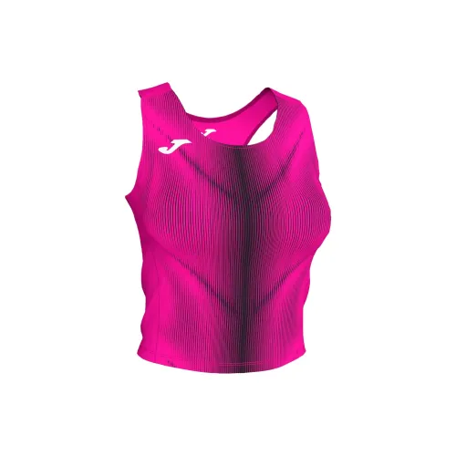 Joma Sleeveless Sports Shirts Women's Neon Pink Black