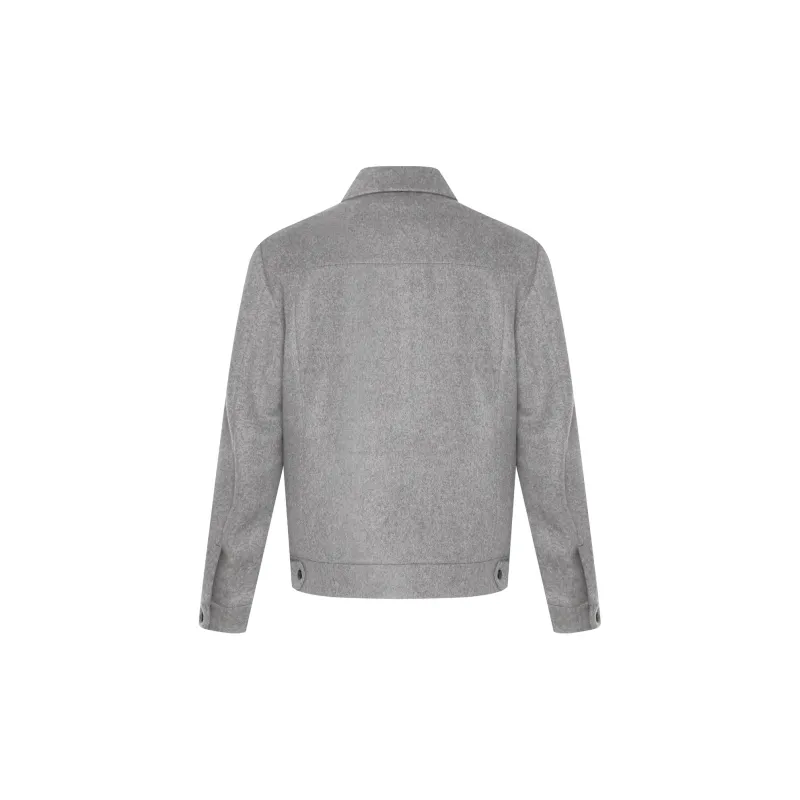 LESS IS MORE Coat Men Dark Camel-1