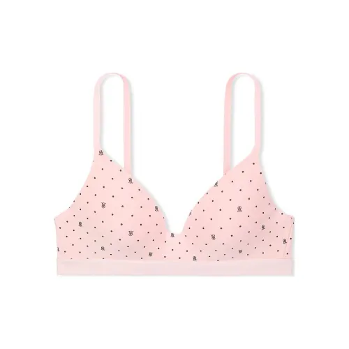 Victoria's Secret The T-shirt Lightly Lined Wireless Bra / Print Bra Women's Pink