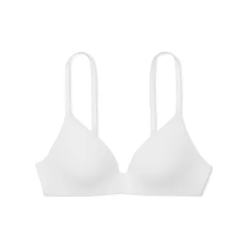 Victoria's Secret The T-shirt Lightly Lined Wireless Bra / White Bra Women's White