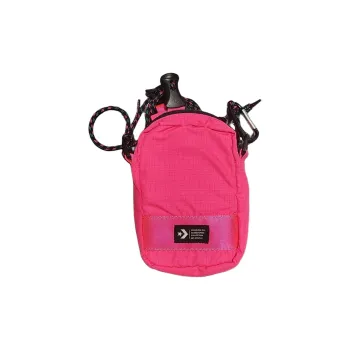 Converse Polyester Cell Phone Pouch Shoulder Bag Crossbody Bag Mini Unisex Bright Pink