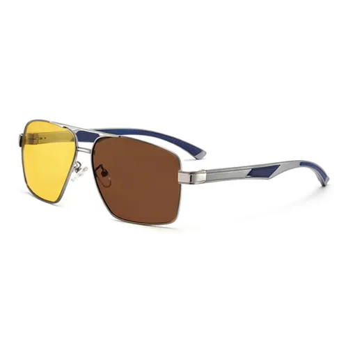 Sha Lehua Aluminum Magnesium Alloy Irregular Shape Sunglasses Unisex